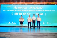 丰泽区荣获全市校园食物平安竞赛双项